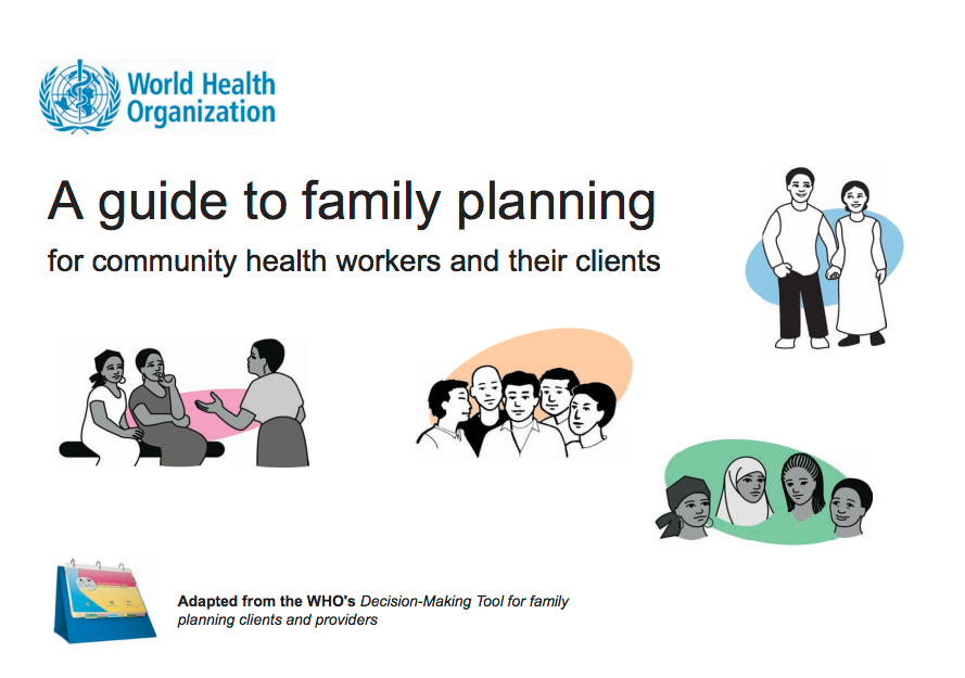 सामुदायिक स्वास्थ्य कार्यकर्ताओं और उनके ग्राहकों के लिए परिवार नियोजन के लिए एक गाइड