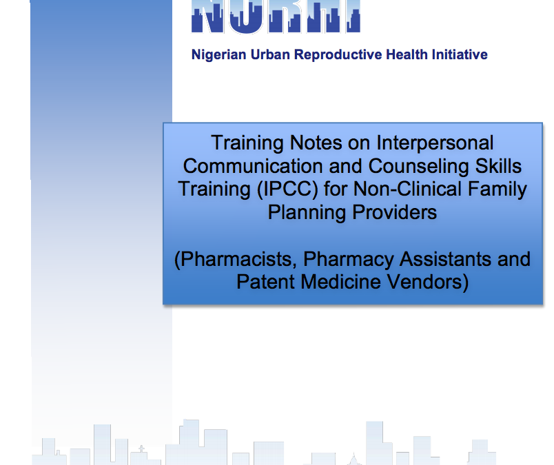 Family Planning Interpersonal Communication and Counseling Skills Training for Non-Clinical Providers
