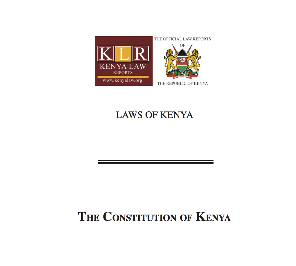केन्या के संविधान
