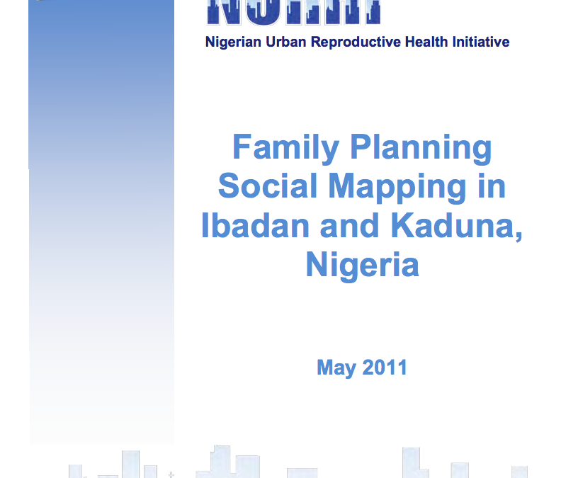 Rapport sur la cartographie sociale de la planification familiale