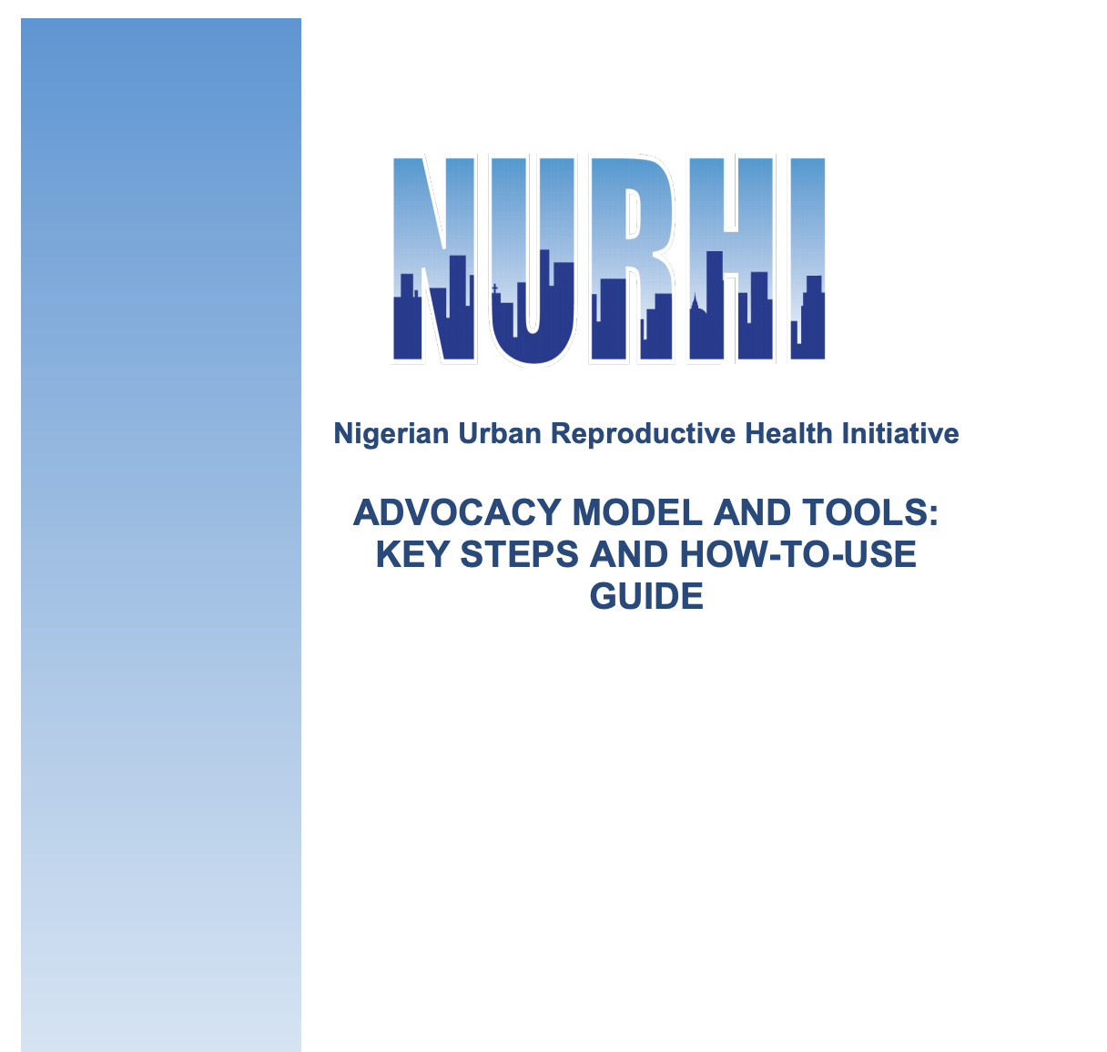 Advocacy Model and Tools