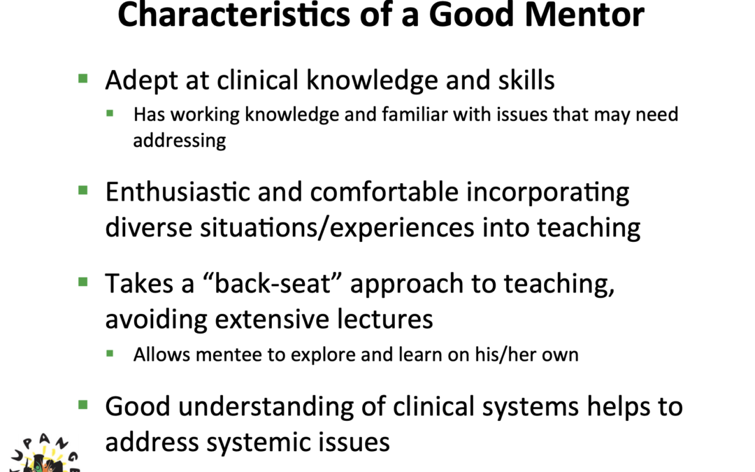 Characteristics of a Good Mentor