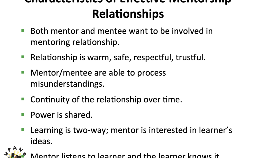 Caractéristiques des relations de mentorat efficaces