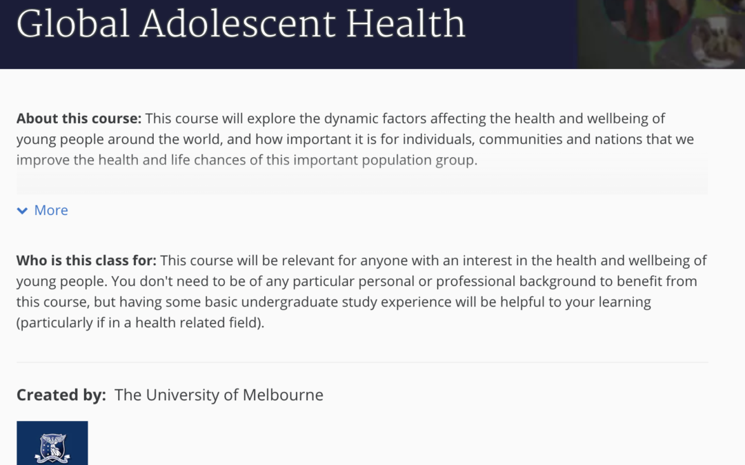 Global Adolescent Health