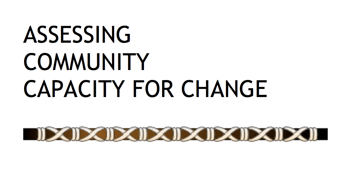 Assessing Community Capacity for Change