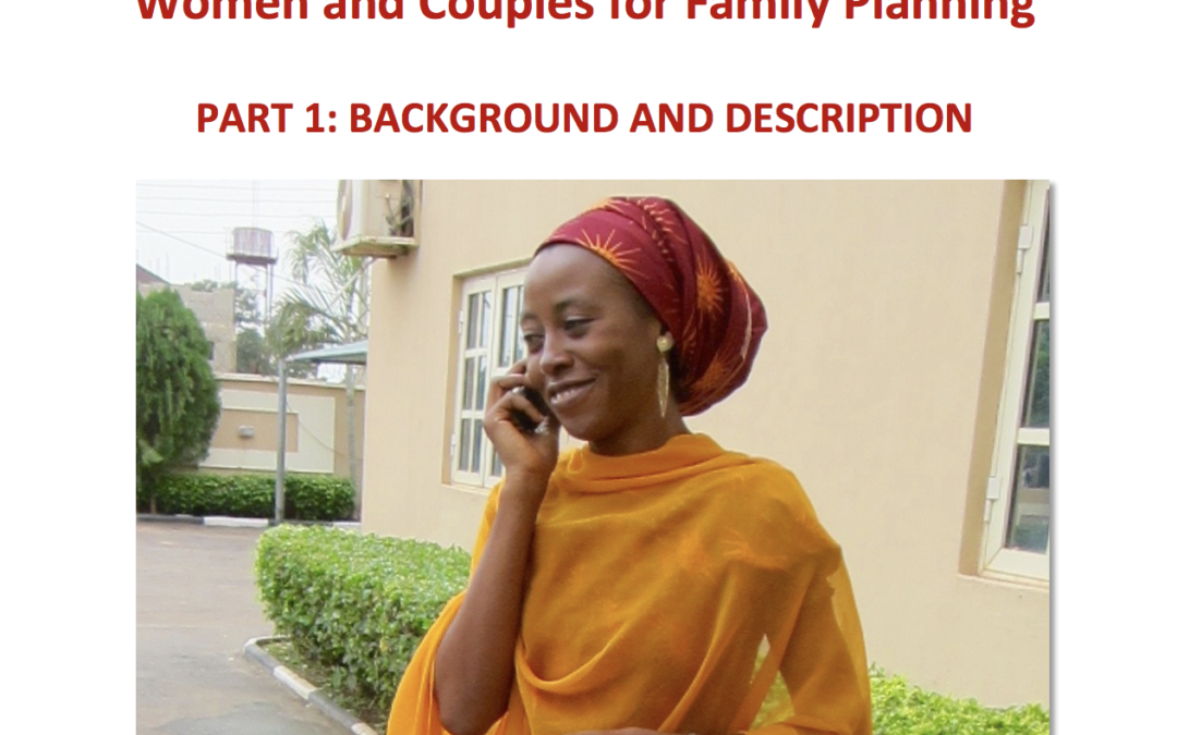 Smart Client et Smart Couples : Outils numériques de santé pour donner aux femmes et aux couples les moyens de planifier leur famille