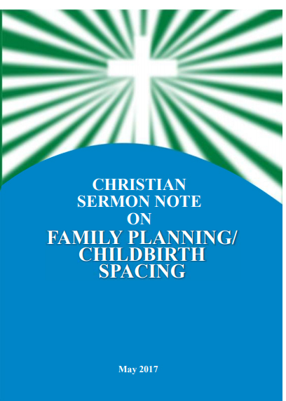 Note de sermon chrétienne sur l'espacement des naissances et la planification familiale (CBS/FP)