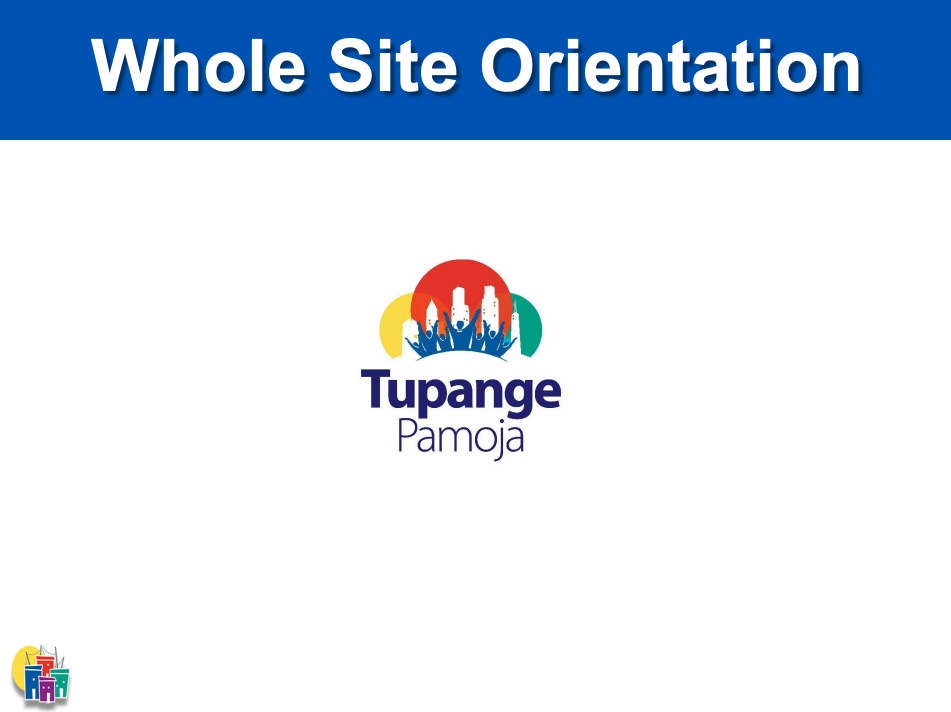 Whole Site Orientation Package