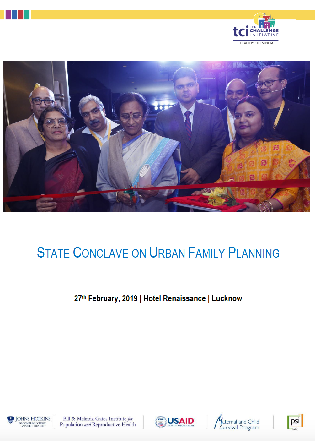 شہری خاندانی منصوبہ بندی پر یوپی اسٹیٹ کنکلیو، 27 فروری 2019