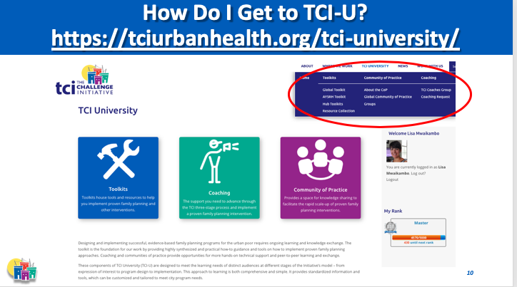 Webinar: TCI University Refresher