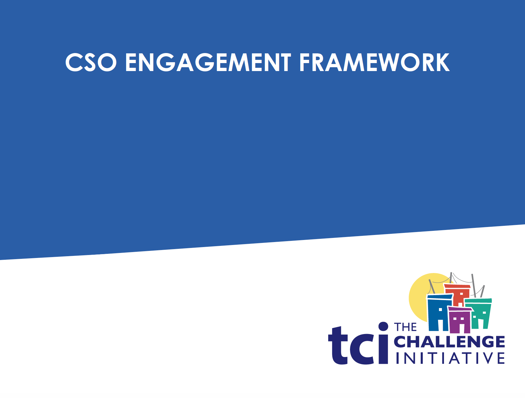 CSO Engagement Framework