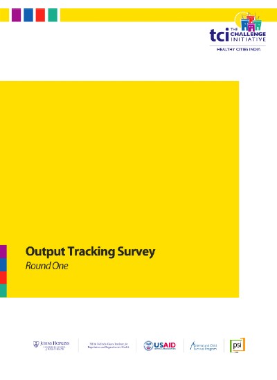 आउटपुट ट्रैकिंग सर्वेक्षण: राउंड वन