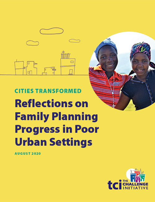 शहरों में बदलाव: गरीब शहरी सेटिंग्स में परिवार नियोजन प्रगति पर प्रतिबिंब
