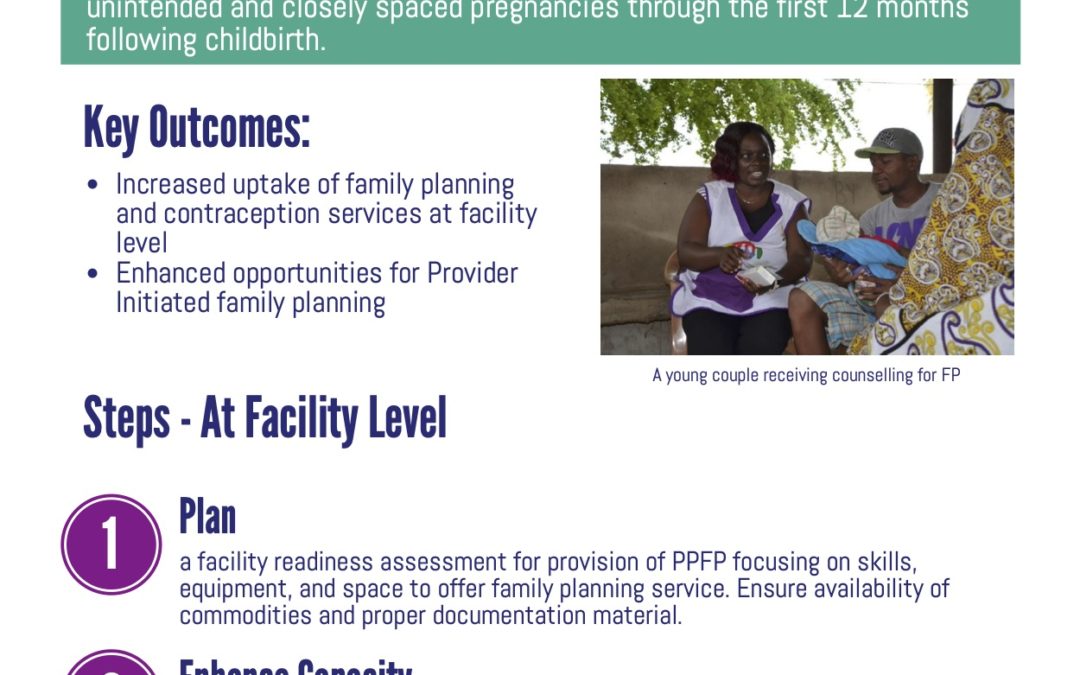 Increasing Access through Post-Pregnancy Family Planning Job Aid