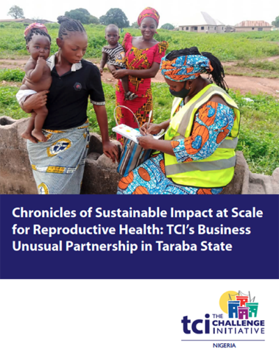 Taraba State Chronicles of Sustainable Impact