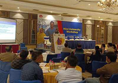 La mini-université de Jharkhand partage les leçons tirées de la mise en œuvre des interventions de TCI.