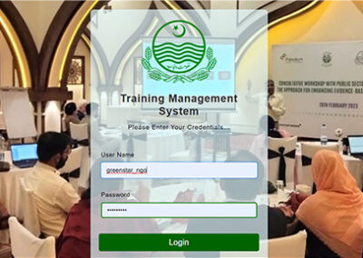 TCI پنجاب کے ڈی او ایچ کی تربیتی مینجمنٹ سسٹم کو بہتر انداز میں منظم کرنے میں مدد
