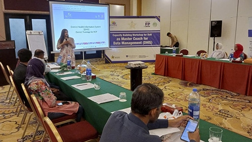TCI-Supported DHIS Training Initiative in Keamari District, Karachi, Leads to Higher Quality Data Collection and Management