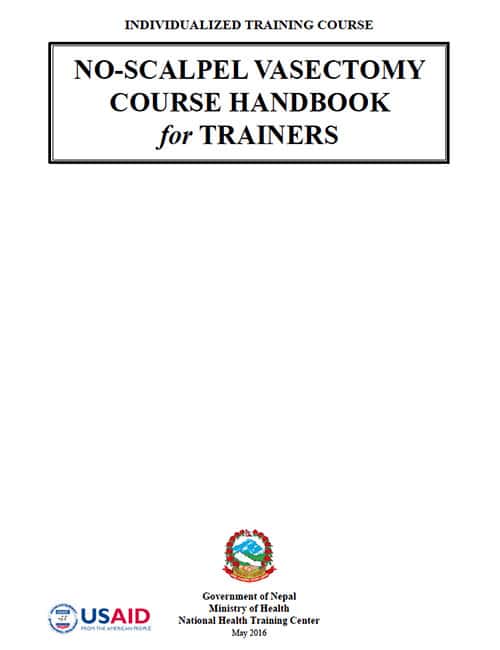 NSV Manual for Facilitators