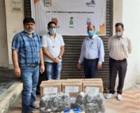 TCIHC handed over masks, soaps and gloves to NUHM officials in Ghaziabad, UP, India 
